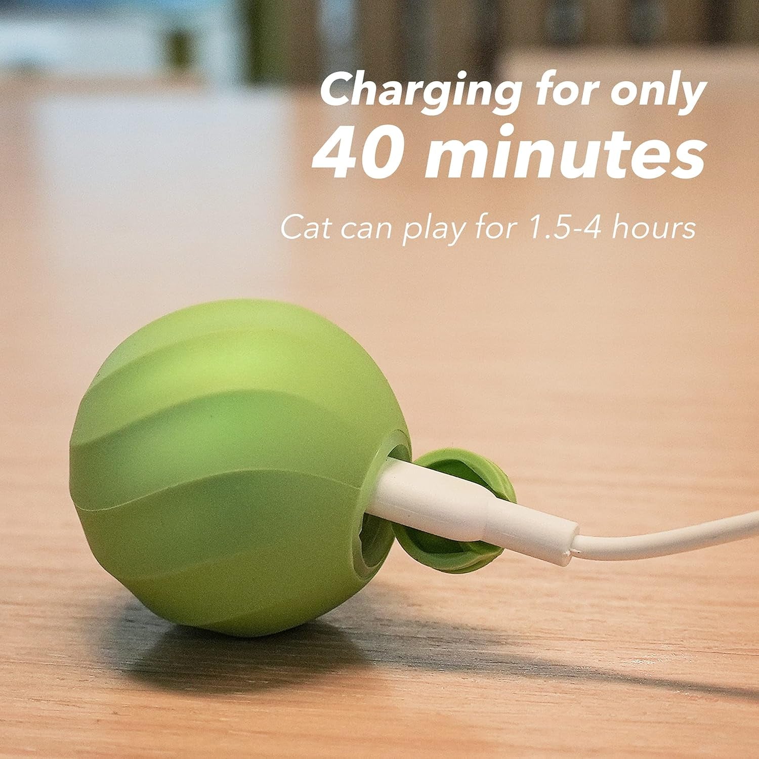 Interactive Automatic Cat Ball Toy - Engaging Puzzle Ball for Indoor Cats and Kittens, Smart Anti-Depression Pet Gift with Light, Green