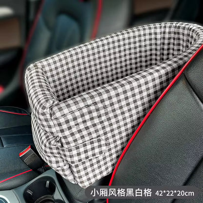 Portable Dog Car Seat Bed and Carrier for Small Dogs and Cats - Safe Travel Accessories