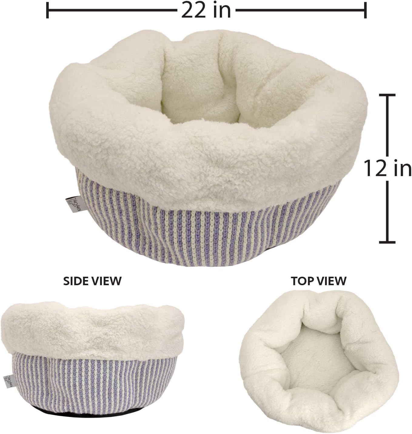 Cozy Deep Dish Donut Bed for Cats - Soft, Stylish, and Perfect for All Breeds