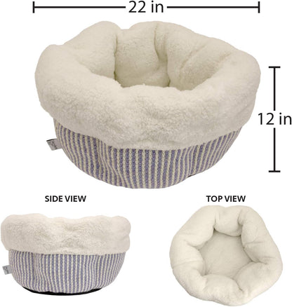 Cozy Deep Dish Donut Bed for Cats - Soft, Stylish, and Perfect for All Breeds