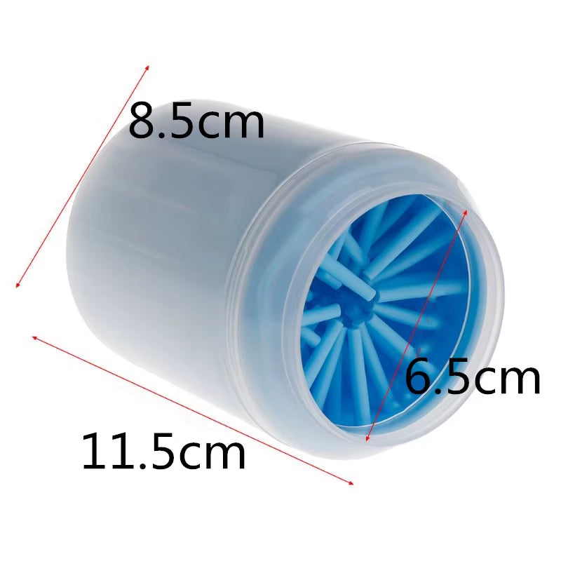 Revolutionary Dog Paw Cleaner Cup - Effortless Washing with Soft Silicone Combs for Happy, Clean Paws!