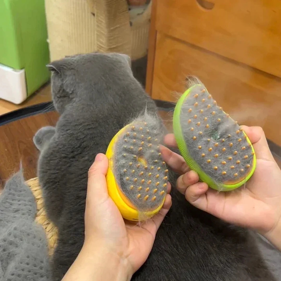 Electric Pet Grooming Tool: 3-in-1 Steam Brush and Sprayer for Cats and Dogs, Featuring Massage and Shedding Functions