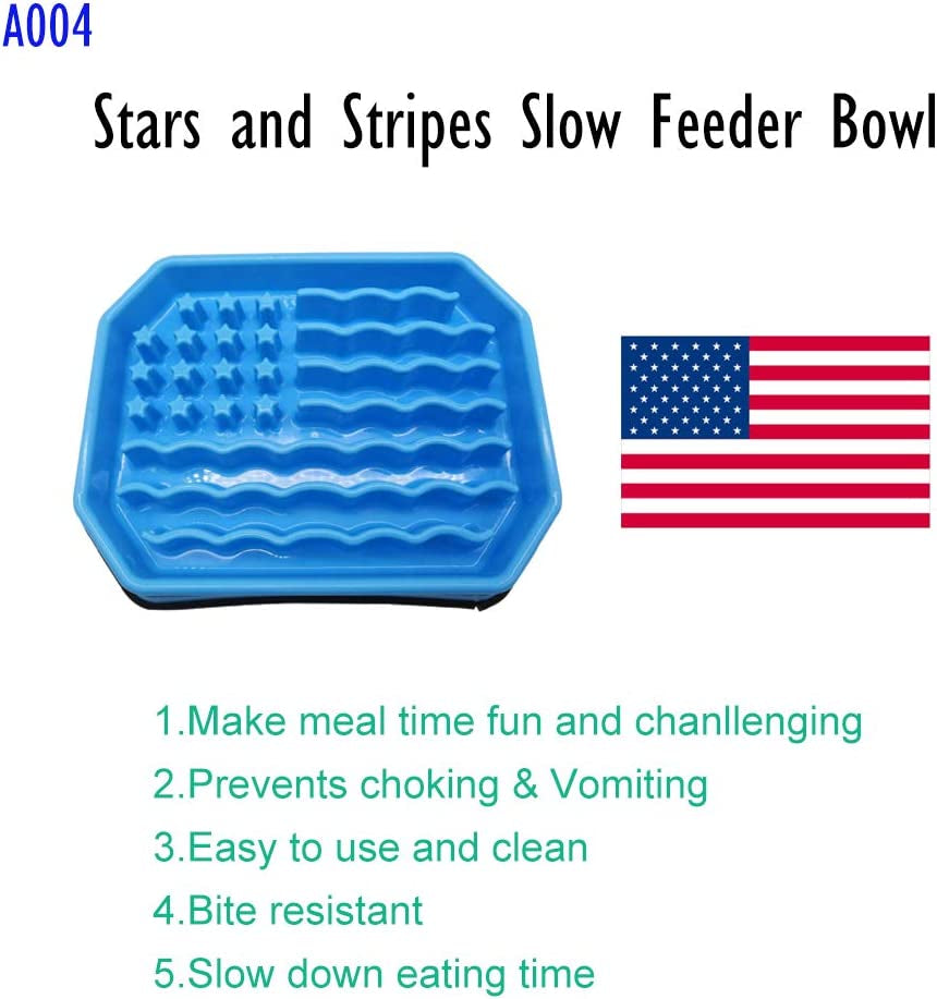 Slow Feeding Bowl for Dogs - Puzzle Feeder to Prevent Bloat, Ideal for Medium, Small Breeds and Puppies