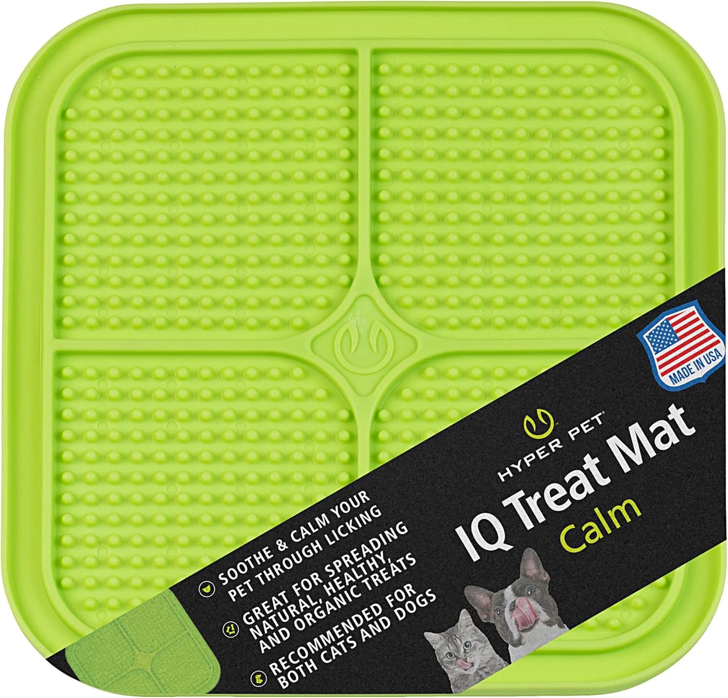 IQ Treat Lick Mat for Dogs and Cats | Innovative Slow Feeder Alternative | Ideal Enrichment Toy for Pets