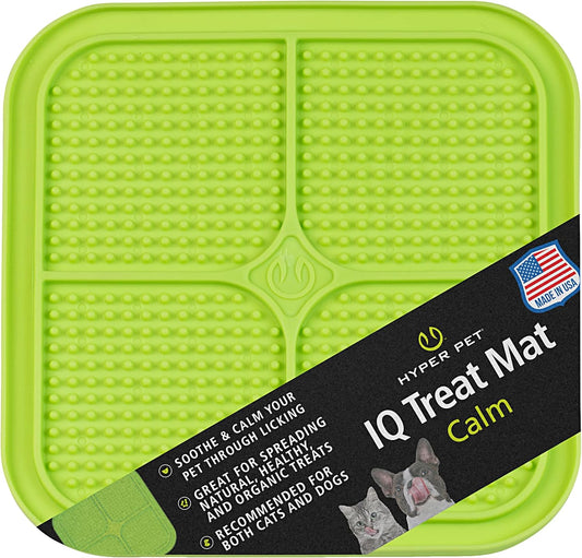 IQ Treat Lick Mat for Dogs and Cats | Innovative Slow Feeder Alternative | Ideal Enrichment Toy for Pets