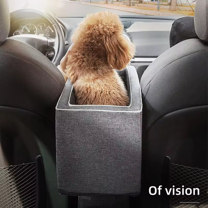 Portable Dog Car Seat Bed and Carrier for Small Dogs and Cats - Safe Travel Accessories